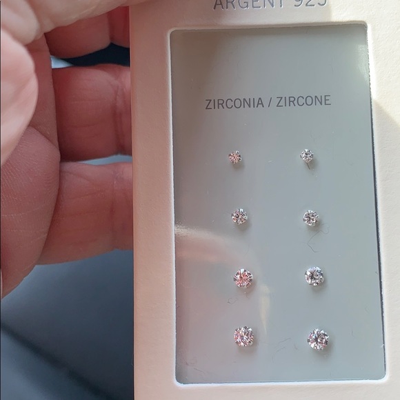 NWT. Sterling Silver Earrings - Picture 2 of 4